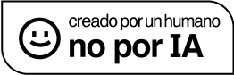 Este logo hace mención a que el sitios es creado por un humano, NO por una IA (inteligencia Artificial)