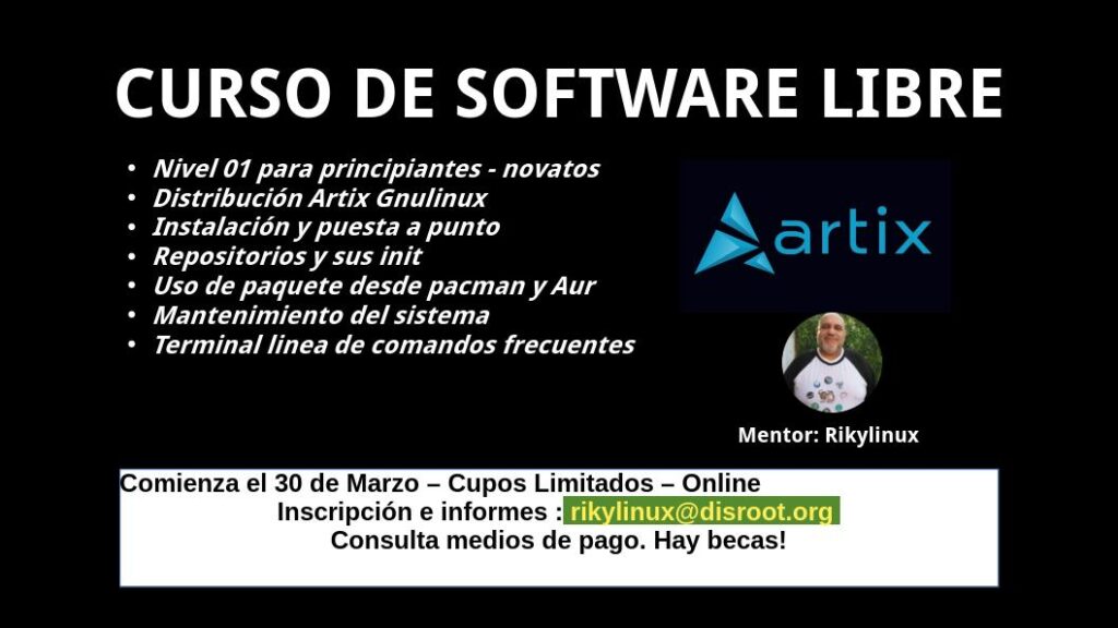Curso de Gnulinux usando la distribución Artix